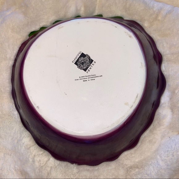 Vintage grape dish great used condition rare - Picture 3 of 3